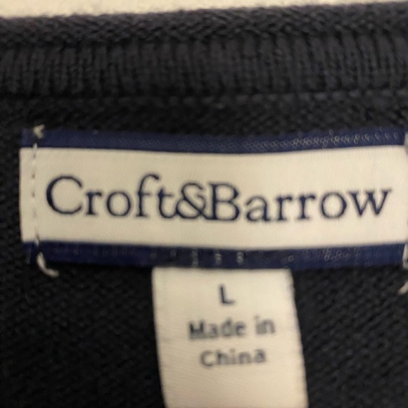 Croft and Barrow Argyle Sweater Medium - Picture 3 of 6